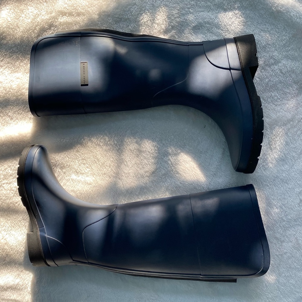 Marc Fisher Navy Blue Rain Boots